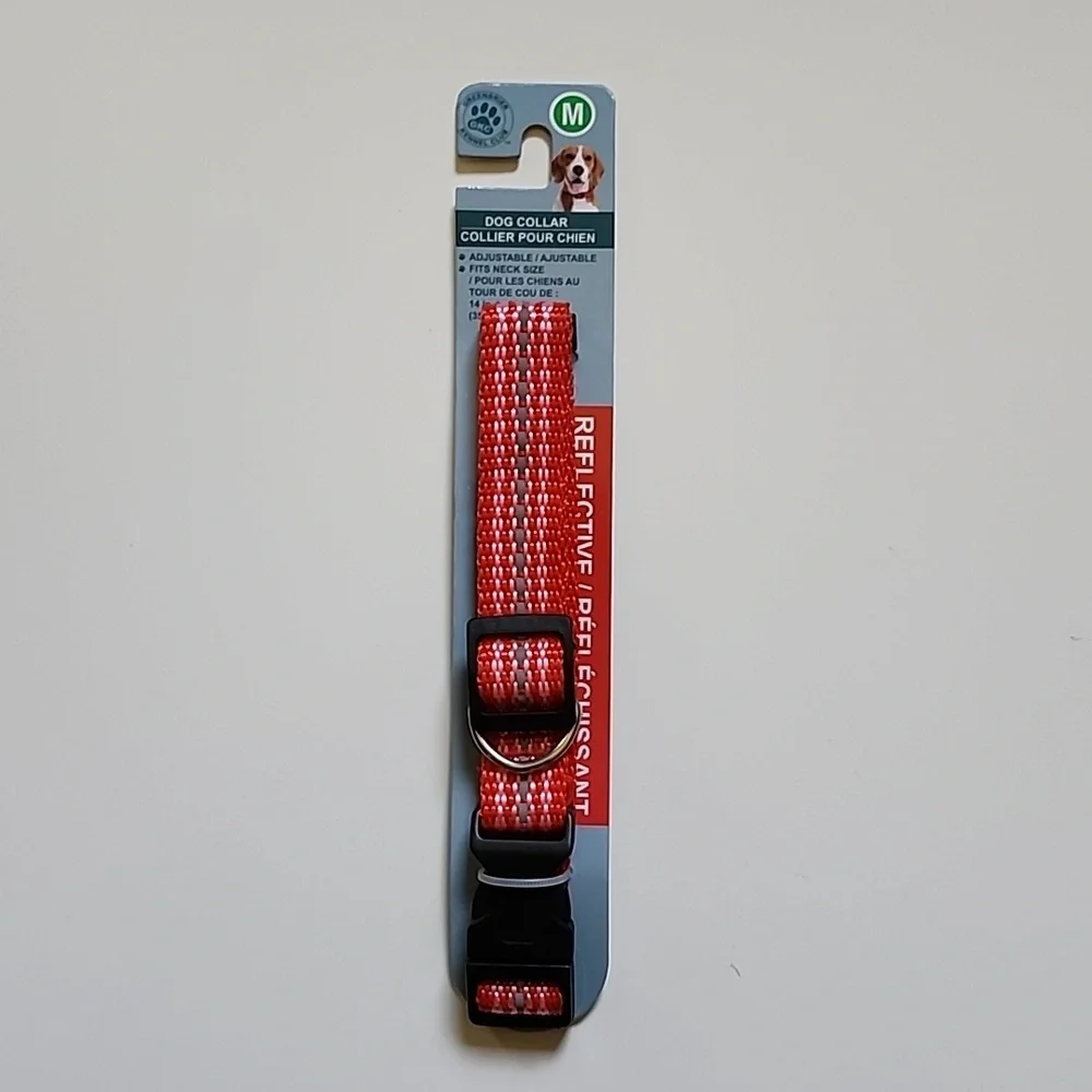 REFLECTIVE ADJUSTABLE DOG COLLAR